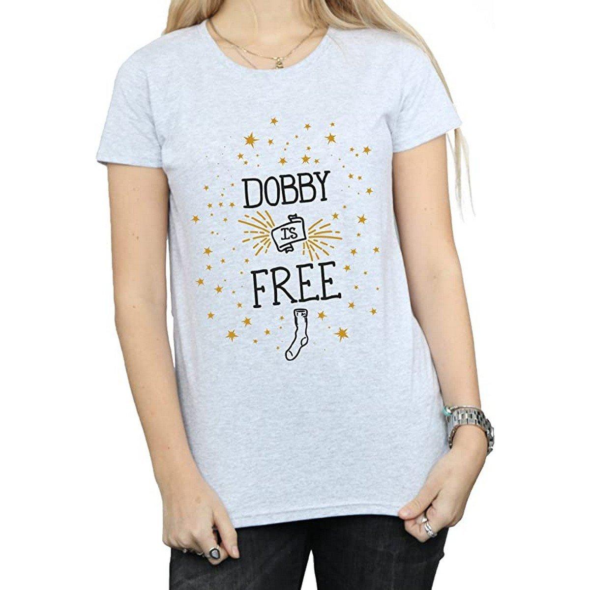 Image of Dobby Is Free Tshirt Damen Grau XL