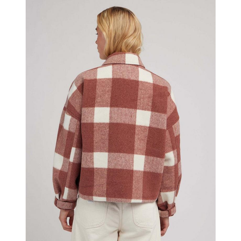 Lee Karierte Wolljacke  