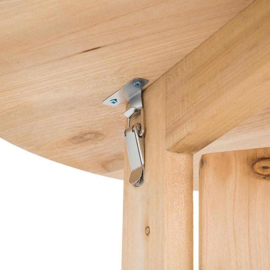 Tectake Tavolo alto Trix  in legno, rotondo  