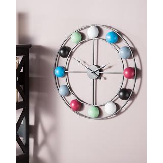 Beliani Horloge murale en Métal Rétro REIDEN  