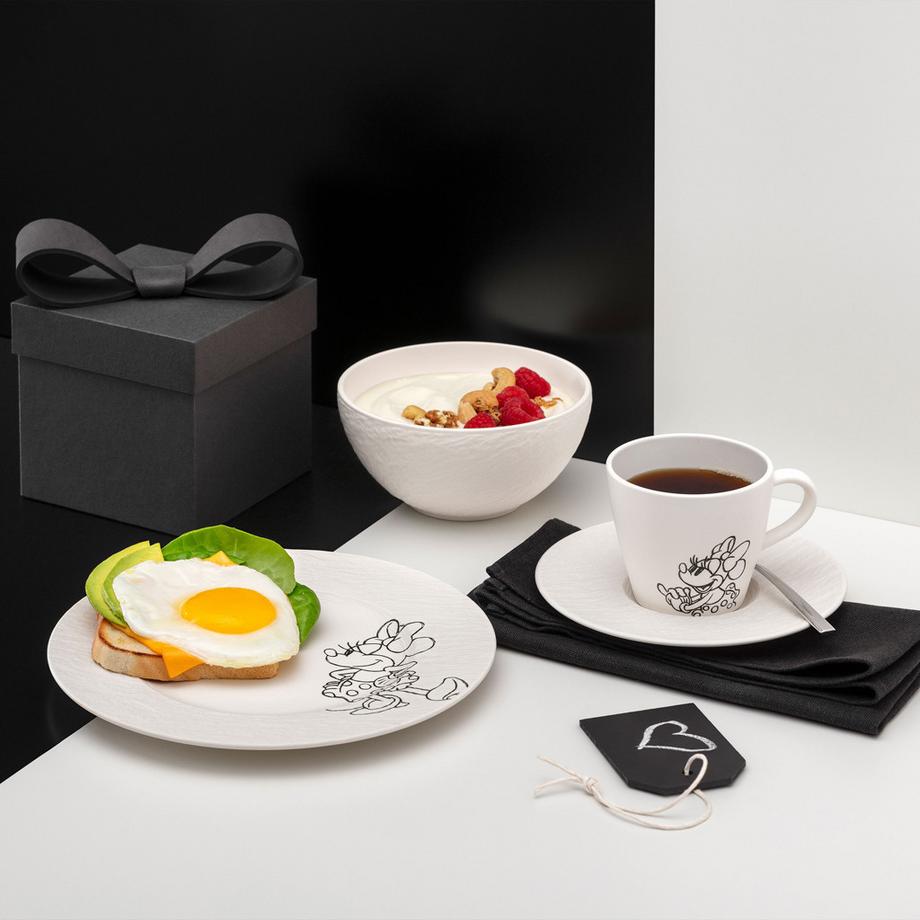 Villeroy&Boch Piatto da dessert/colazione Manufacture Rock blanc - Mickey Mouse  
