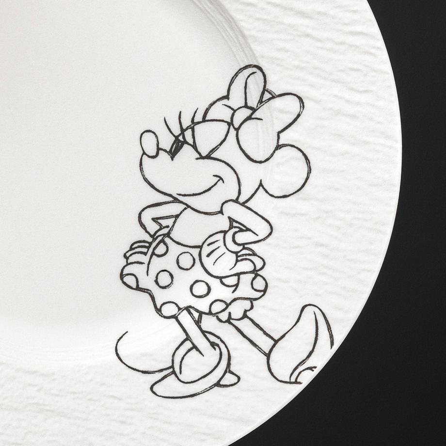 Villeroy&Boch Piatto da dessert/colazione Manufacture Rock blanc - Mickey Mouse  