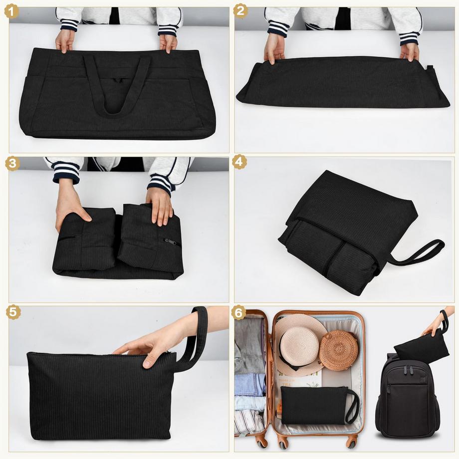 Only-bags.store Grand sac de plage imperméable avec fermeture éclair  