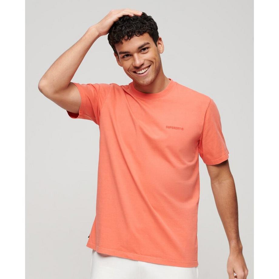 Superdry weites, überfärbtes t-shirt  