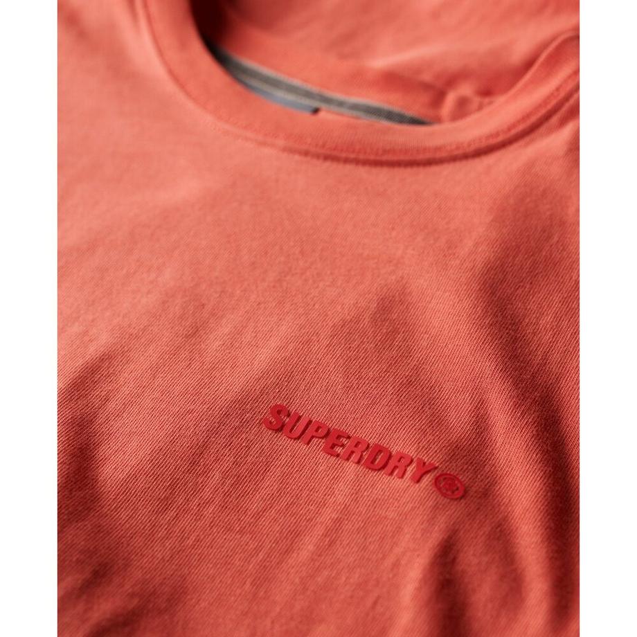 Superdry weites, überfärbtes t-shirt  