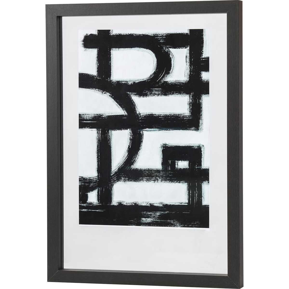 mutoni Cadre photo Blake bois noir 70x50  