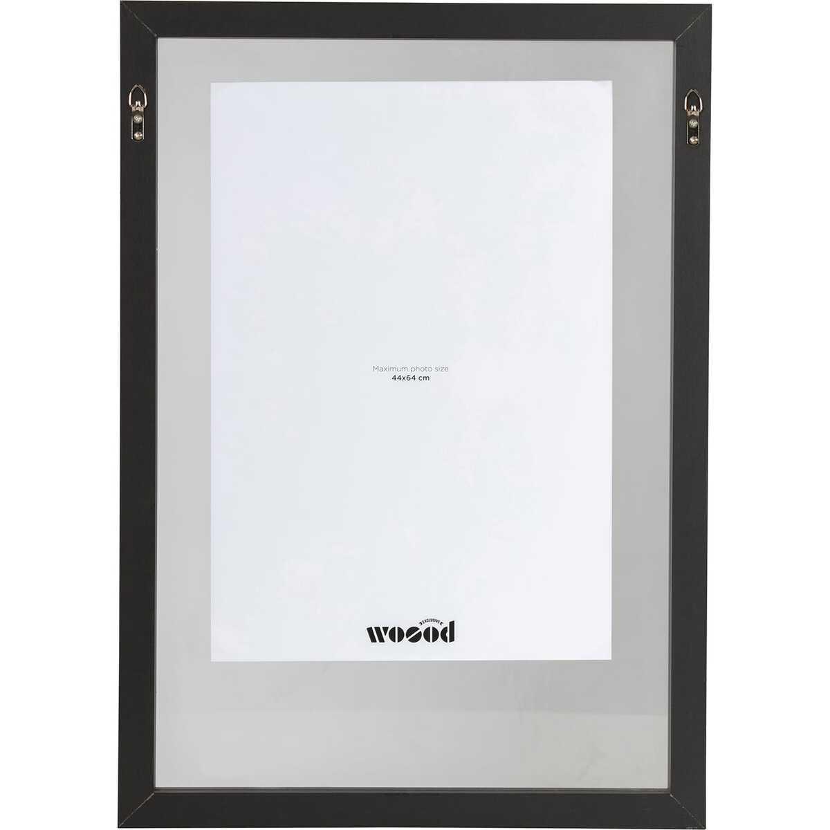 mutoni Cadre photo Blake bois noir 70x50  