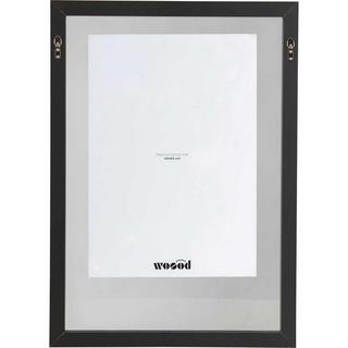 mutoni Cadre photo Blake bois noir 70x50  