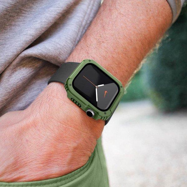 Avizar  Coque Intégrale Apple Watch 3, 2, 1 Kaki 