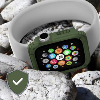 Avizar  Coque Intégrale Apple Watch 3, 2, 1 Kaki 