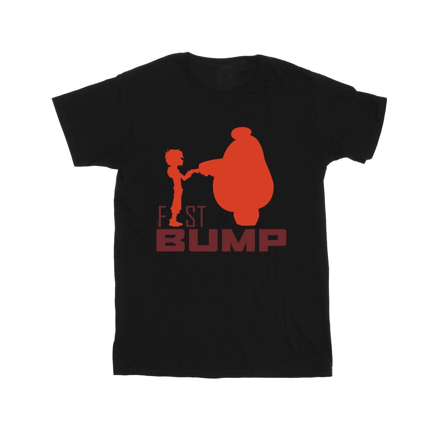 Image of Big Hero 6 Baymax Fist Bump Cutout Tshirt Herren Schwarz L