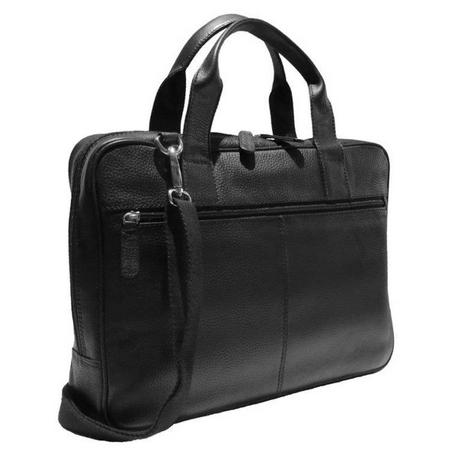 Dermata Lederwaren  Laptop-Tasche aus Vollrindleder 41 cm 