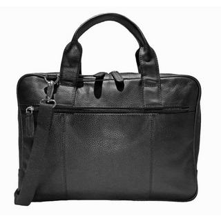 Dermata Lederwaren Laptop-Tasche aus weichem Nappa Rindleder 40 cm  