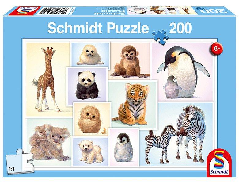 Image of Puzzle Tierkinder der Wildnis (200Teile)