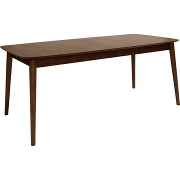 Table à manger rétro marron extensible 219