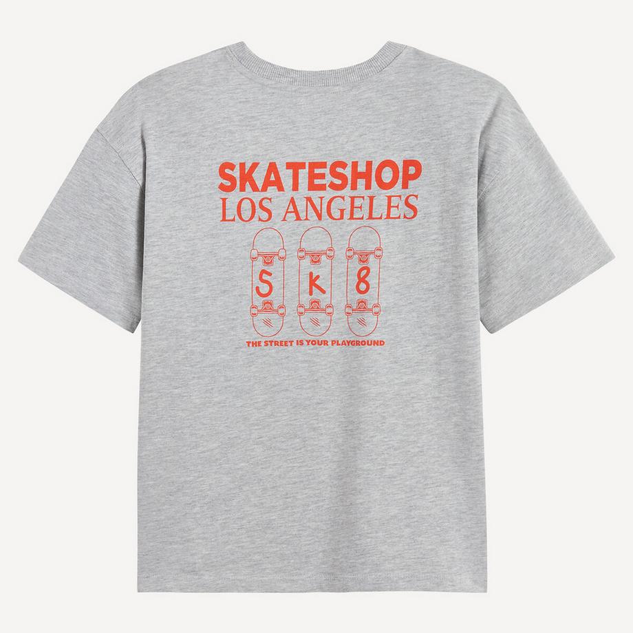 La Redoute Collections  Oversize-T-Shirt mit Botschaft 