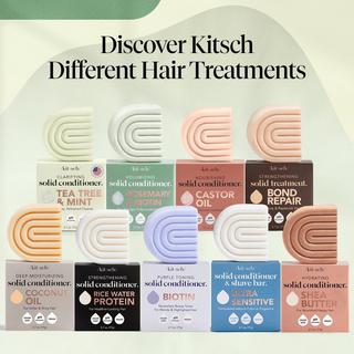 Kitsch  Après-shampoing solide à l’arbre à thé et à la menthe 