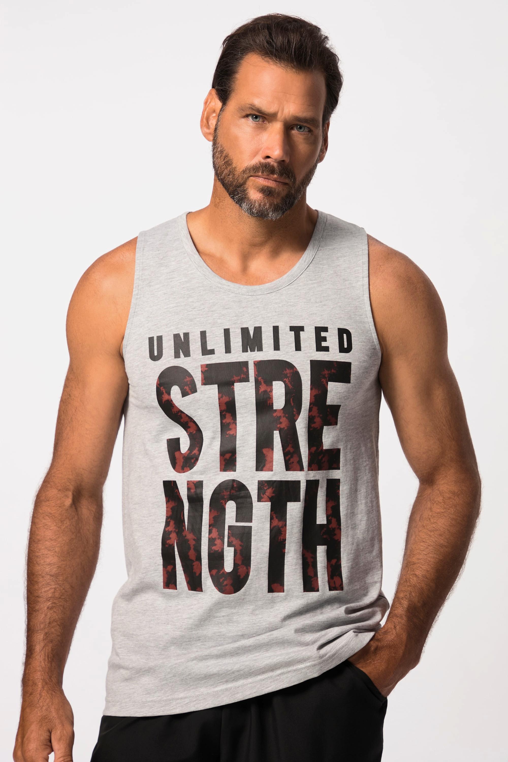 JP1880  Tanktop, Fitness, STRENGTH Print, QuickDry 