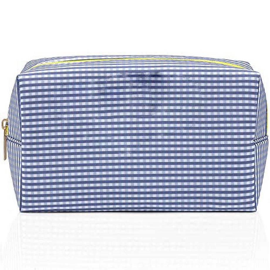 Only-bags.store  Kosmetiktasche, Kosmetiktasche Groß mit Stickerei, Schminktasche, Kulturtasche, Make Up Tasche für 