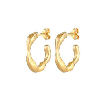 Boucles d'Oreilles Créoles Femme Structure Déclaration Élégante