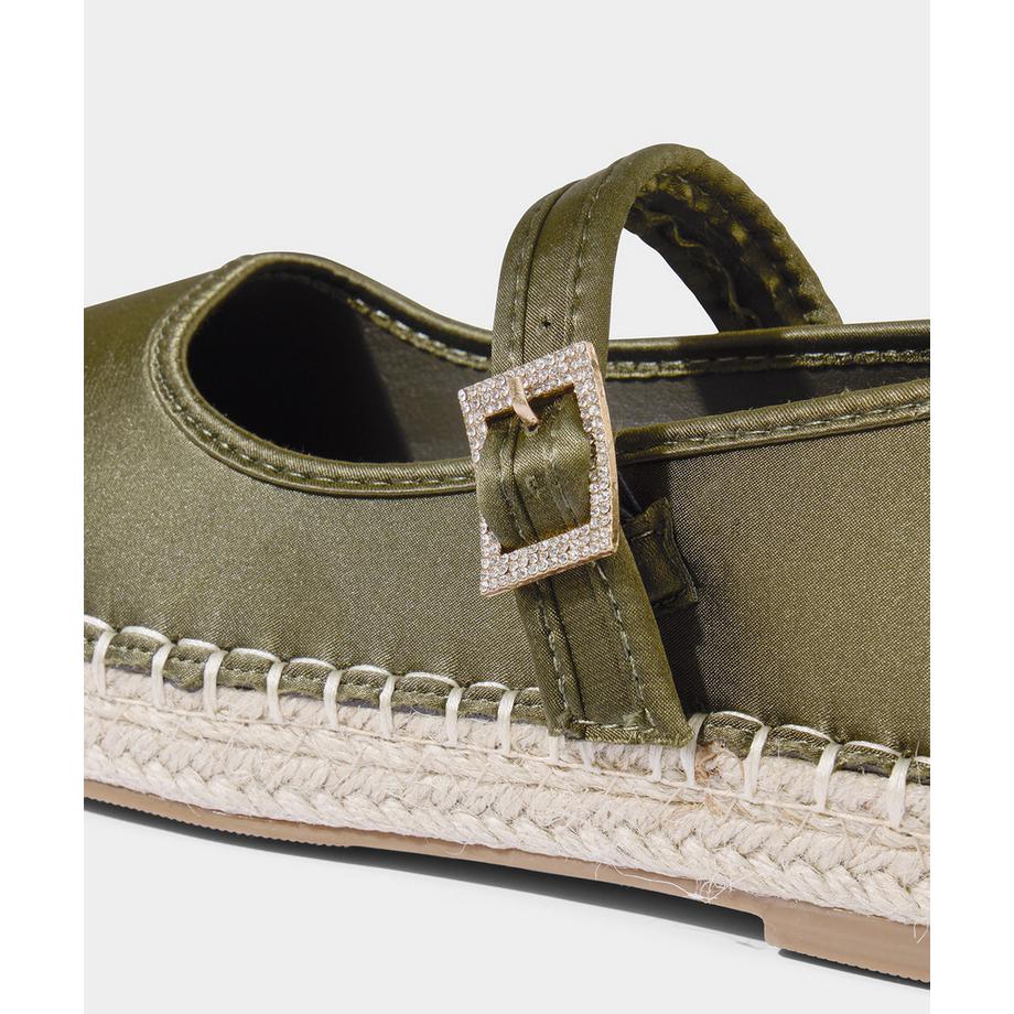 Joe Browns Espadrilles Satin Avec Boucle  