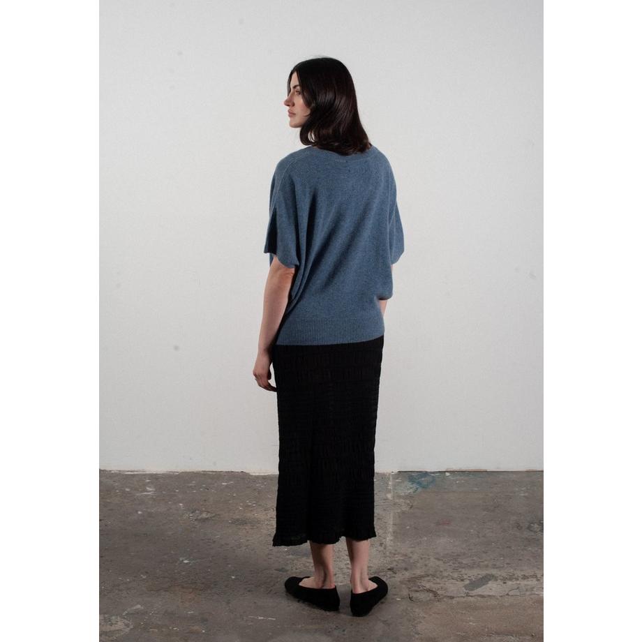 Studio Cashmere8 RIA 25 V-Ausschnitt Fledermausärmel T-Shirt  