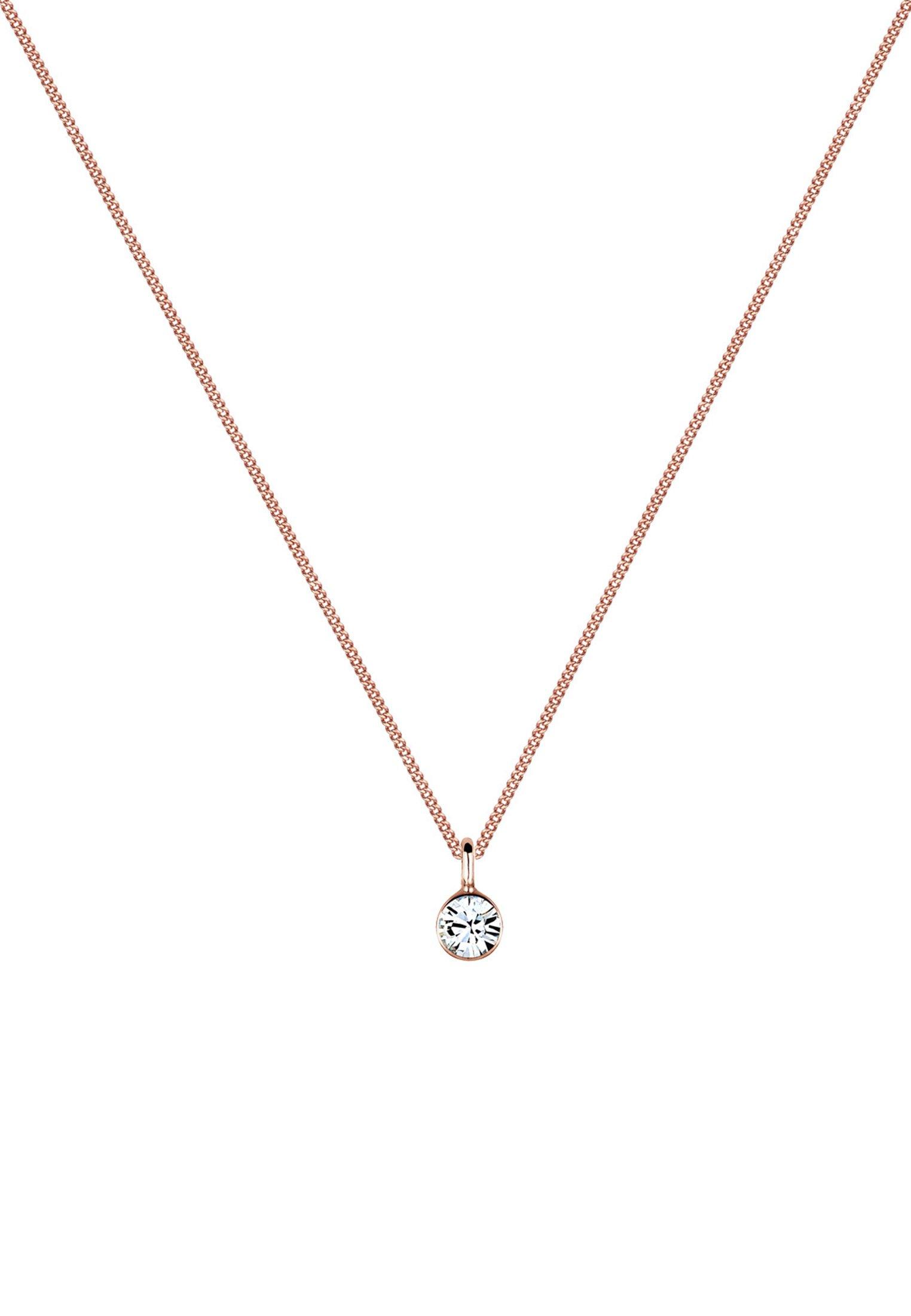 Elli  Halskette Basic Solitär Kristalle 