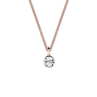 Elli  Halskette Basic Solitär Kristalle 
