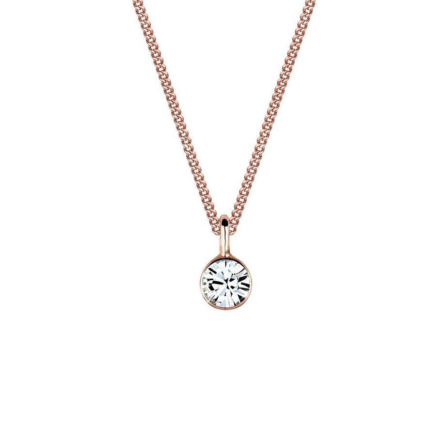 Halskette Basic Solitär Kristalle