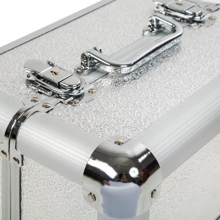 Tectake  Kosmetikkoffer mit 4 Ablagefächern 