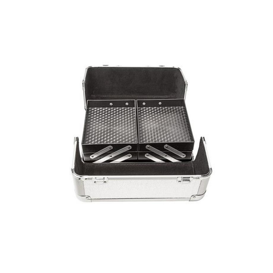 Tectake  Kosmetikkoffer mit 4 Ablagefächern 