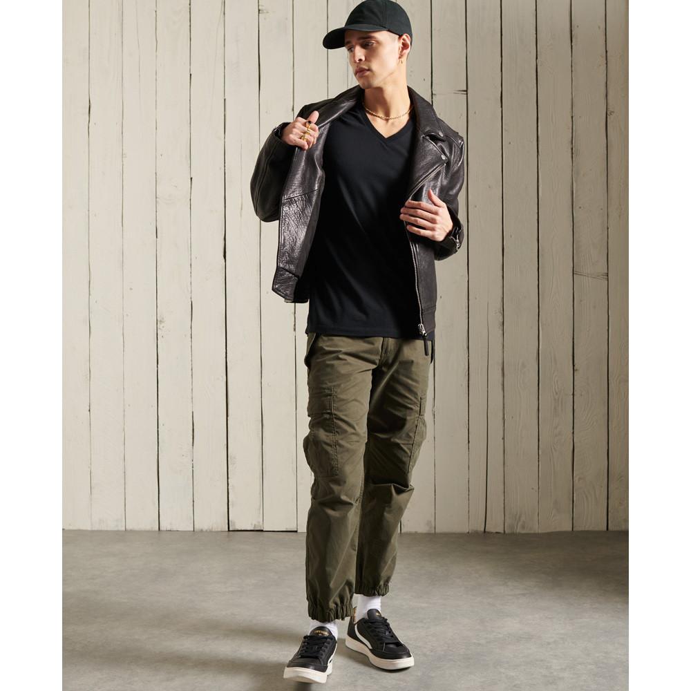 Superdry Vintage Orange Label V-Ausschnitt T-Shirt  