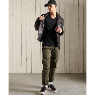 Superdry Vintage Orange Label V-Ausschnitt T-Shirt  