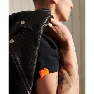 Superdry Vintage Orange Label V-Ausschnitt T-Shirt  