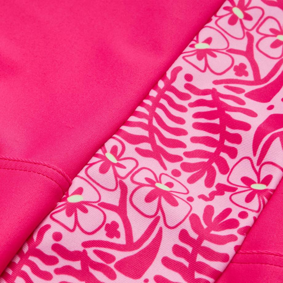 DECATHLON  Shorty-Sportbadeanzug für Mädchen, Vega ataa pink 