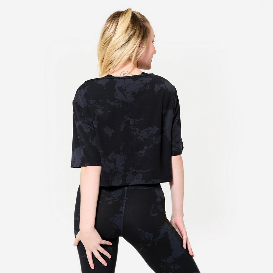 DOMYOS  Kurzarmshirt  Modern Jazz Dance Crop Top Modalfaser 