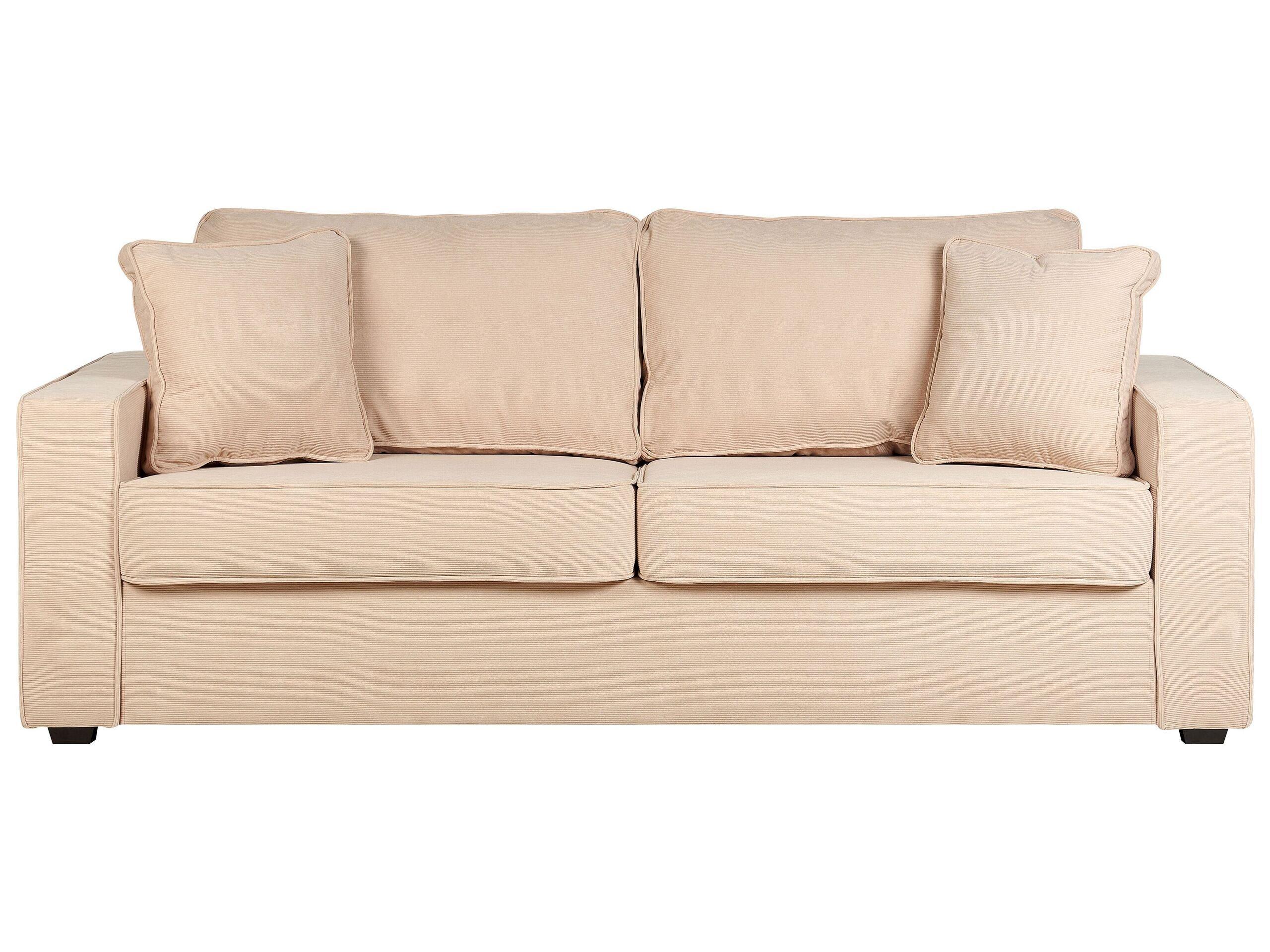 Beliani 3 Sitzer Sofa aus Cord Modern FALUN  