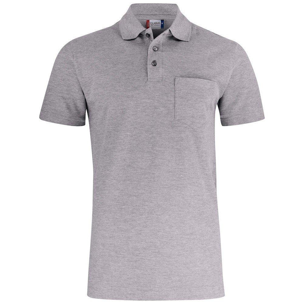 Image of Poloshirt Damen Grau L