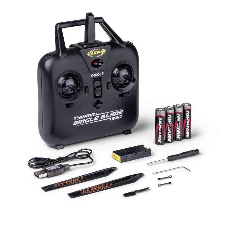 Carson  Tyrann Single Blade 320 2.4G 100%RTF ora RC Hubschrauber RtF 