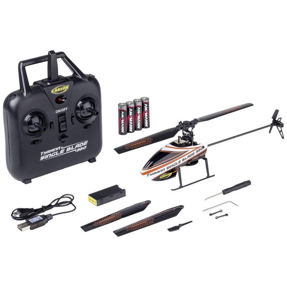 Carson  Tyrann Single Blade 320 2.4G 100%RTF ora RC Hubschrauber RtF 