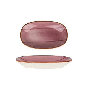 Assiette de service - Aura Blackberry -  Porcelaine - lot de 2