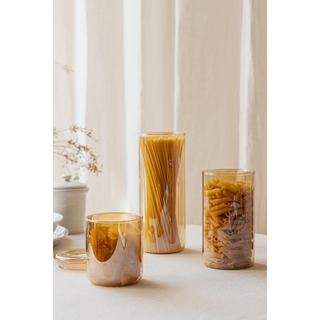 Nuts Innovations Boîte à provisions verre 850 ml or  