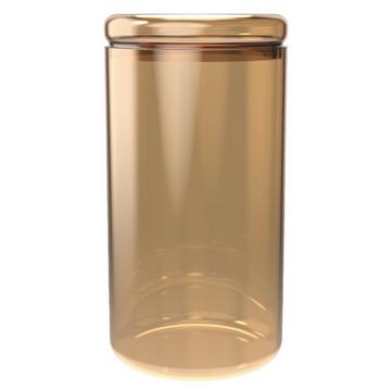 Vorratsdose Glas 850 ml gold