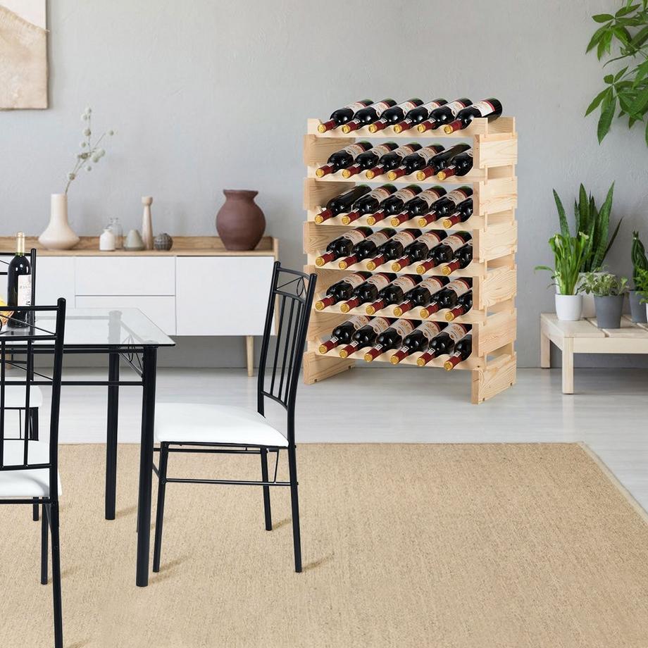 Northix Casier à vin, capacité de 36 bouteilles  