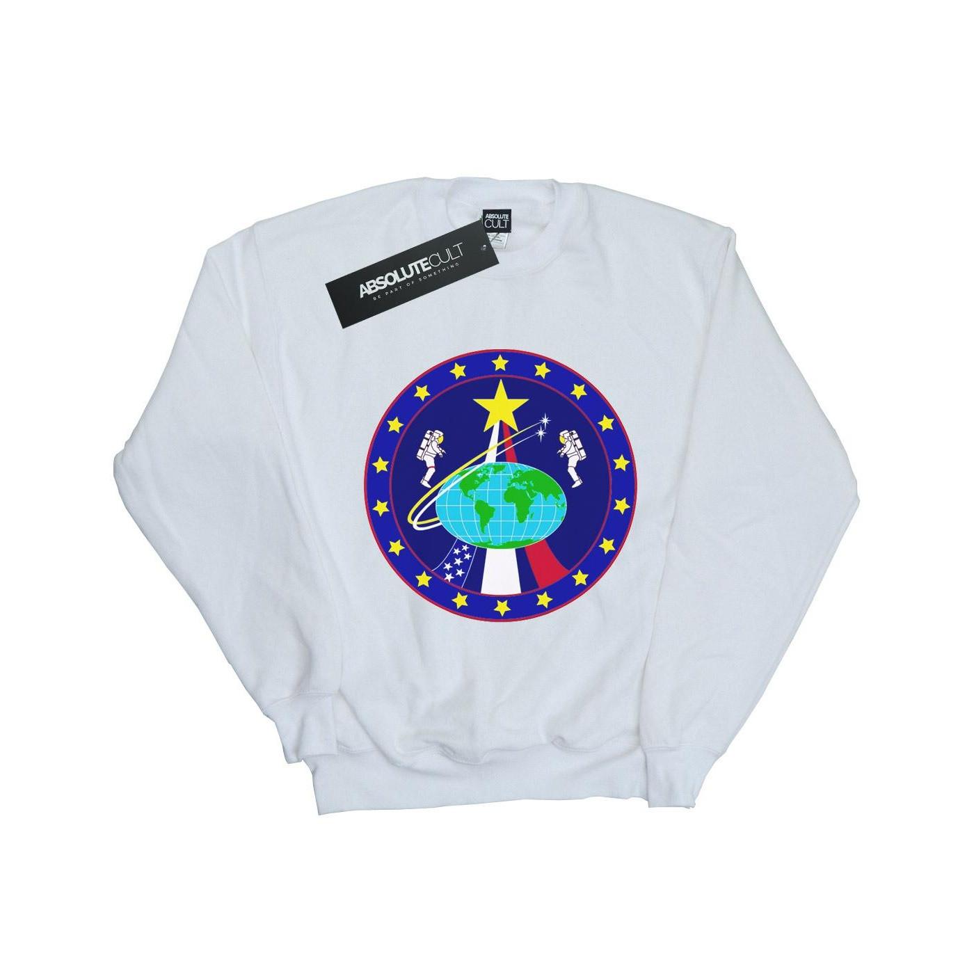 Image of Classic Globe Astronauts Sweatshirt Jungen Weiss 140/146