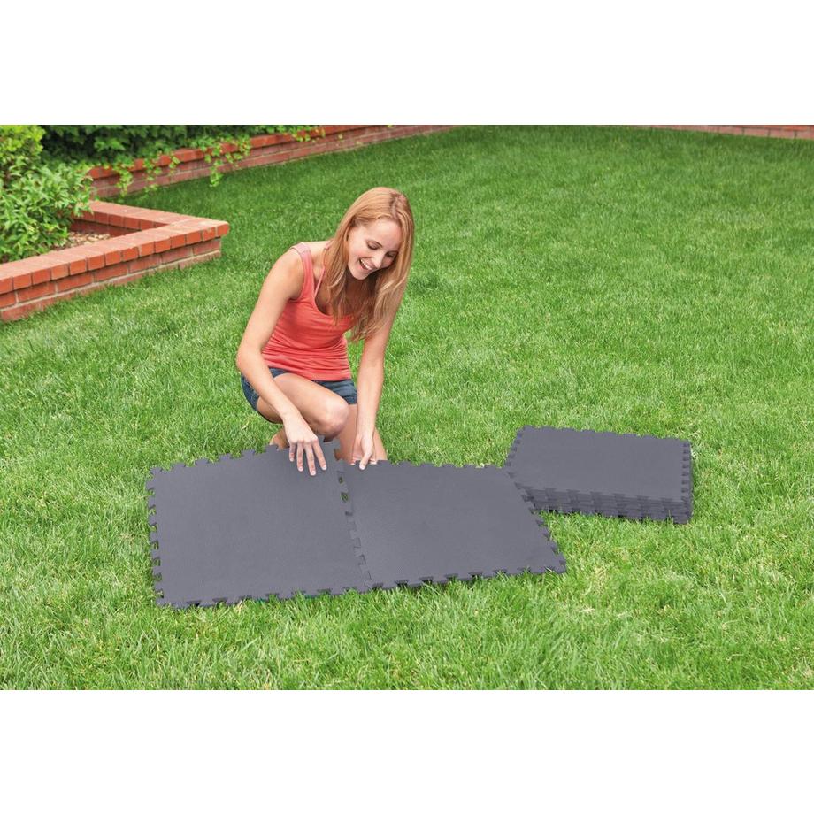 Intex  Tapis en mousse Puzzles 50x50cm 8 pièces sous la piscine INTEX 29084 