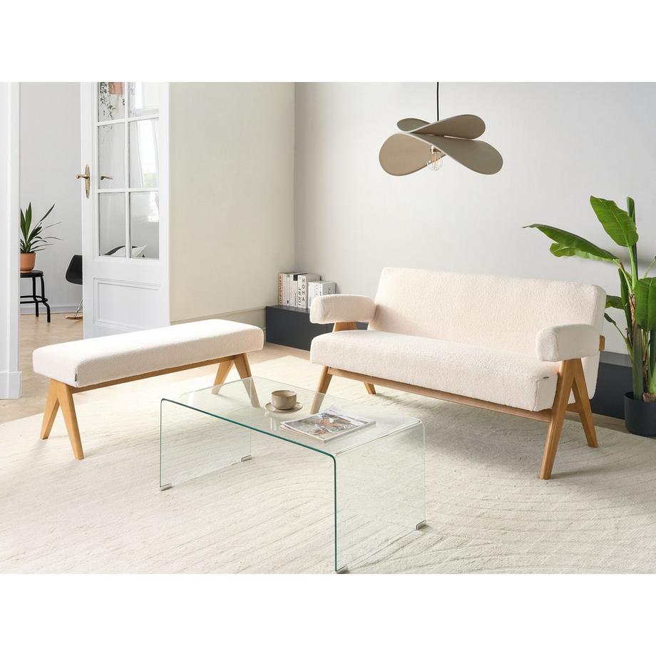 Beliani Wohnzimmer Set aus Bouclé  TAMRE  