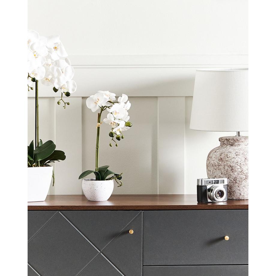 Beliani Plante artificielle en Matière synthétique  ORCHID  