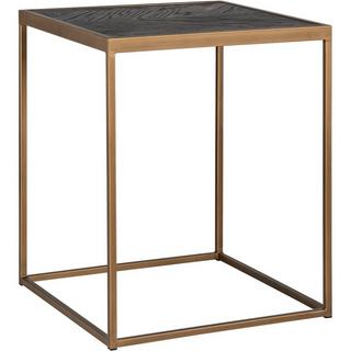 mutoni Table d'appoint Blackbone laiton noir 50  