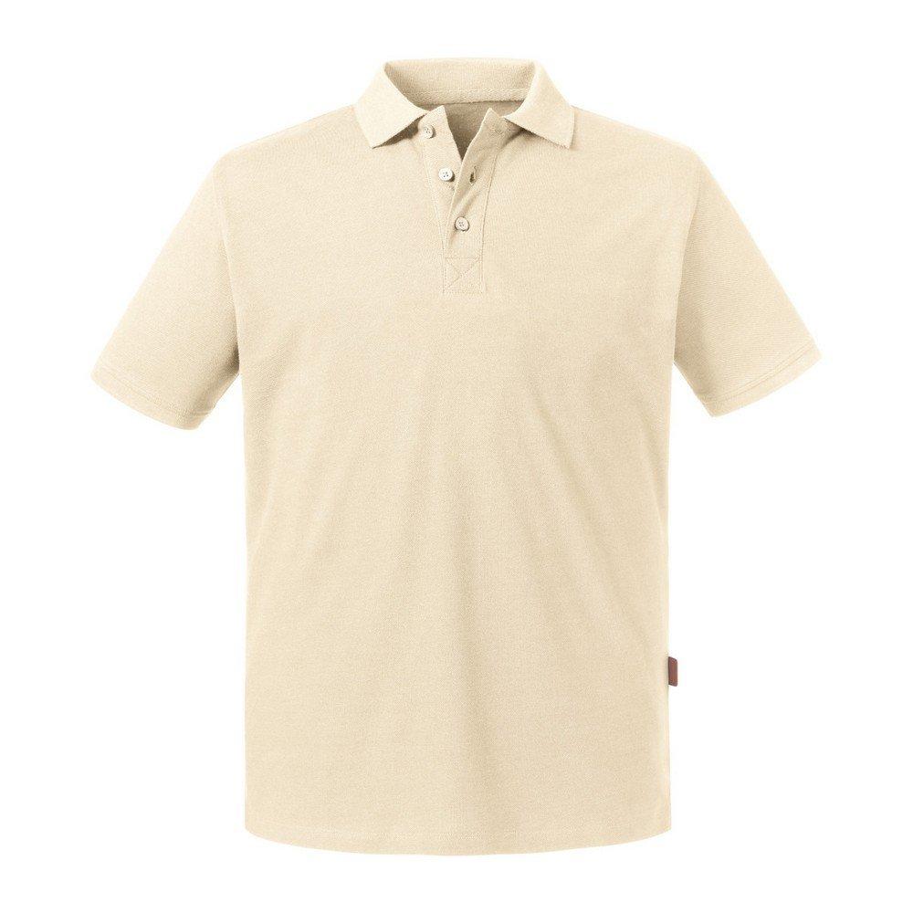 Image of Poloshirt Pure Organic Herren Beige XXL